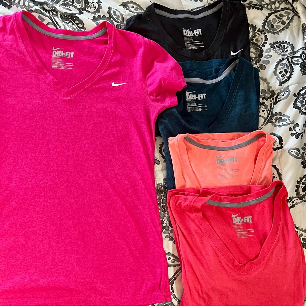Nike dry fit workout shirts